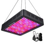 2000W LED Grow Light, Growstar Double Chips LED Grow Lamp Full Spectrum for Hydroponic Indoor Plants Flower and Veg with UV IR Daisy Chain (12-Band)