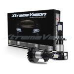 XtremeVision V4 32W 4,800LM – H7 LED Headlight Conversion Kit – 6500K Korea CSP LED – Fanless Design – 2018 Model