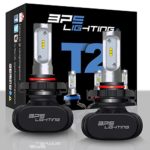 BPS Lighting T2 LED Headlight Bulbs Conversion Kit – PSX24W 50W 8000 Lumen 6000K 6500K – Cool White – Super Bright – Car and Truck – Fog Lights Beam – All-in One – Plug and Play