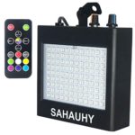 Strobe Lights,SAHAUHY 25W 108 LEDs Super Bright Mixed Flash Stage Lighting with Manual & Sound Activated Mode & Adjustable Flash Speed Control (Black 1)