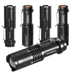 InnoGear 5 pack Tactical Flashlight Mini Zoomable Handheld Light with Ultra Bright LED Adjustable Focus Multiple Modes Water-Resistant Portable for Kids Camping Hiking Emergency Torch Light