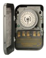 Woods 59104WD Indoor 24-Hour Heavy Duty Mechanical Time Switch, 208/277V 40A DPST