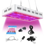 ARKNOAH 1500W High Power LED Grow Light with 8 Bands Full Spectrum Color Ratio for Indoor Plants Veg and Flowering in Greenhouse and Hydroponics (White)
