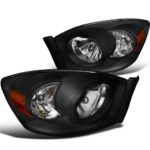 Spec-D Tuning 2LH-DGP06JM-RS Dodge Ram Pickup Black Diamond Headlights W/O Amber Bar
