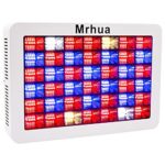 Mrhua Reflector-Series 600W LED plant light, Full Spectrum LED Grow Light with Daisy Chain Plant Growing Lamp for Indoor Plants Hydroponic Greenhouse Seedlings Veg & Flowering.