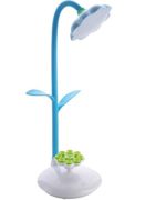 Desk Lamp Table Lamp Rechargeable Portable Touch Lamp With Usb Charging Port And Sucker Holder Can Charge Phone (Blue)