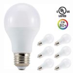 Otronics 10W LED Light Bulb A19,Non-Dimmable LED Bulb [65W Equivalent] , 2700K (Warm White), 810 Lumens, Medium Screw Base(E26), UL-Listed (Pack of 6)