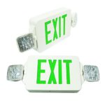 eTopLighting 2PCS LED Exit Sign Emergency Lighting Emergency LED Light / Rotate LED Lamp Head / Green Letter, EL2CG-2