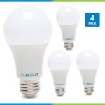 100 watt equivalent led light bulbs, E26 Base, 6500K Daylight, White, 270 beam angle, Pack of 4 (Daylight)