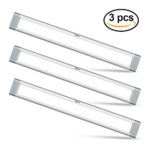 LED Under Cabinet Lighting, Aglaia Dimmable Under Cupboard Light LED 9W 6000K Ultra Thin Closet Light Bar for Kitchen Shelf Locker Show Case（3 Pack）