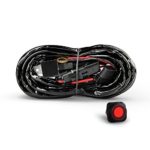Nilight Off Road ATV/Jeep LED Light Bar Wiring Harness Kit 40 Amp Relay On/off Switch Included
