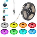 LED Strip Lights Work with Alexa, Google Home, IFTTT, Wifi Wireless Smart Phone Controlled 5M 16.4ft RGB Led Rope Lights Kit