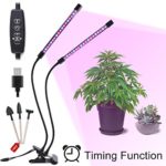 Led Grow Light – STORUP Grow Lights For Indoor Plants,Dual Head Timing Function 3H,9H,12H,Grow Lamp,36 LED 5 Dimmable Levels Plant Light,Grow Light Bulb For Succulents,Marijuana.With A Surprise
