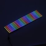 BTF-LIGHTING 0.24ft0.96ft Pixel 256 Pixels WS2812B Digital Flexible LED Panel Individually addressable Full Dream color lighting DC5V