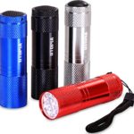 Pack of 4 Super Bright LED Mini Aluminum Flashlights – Compact and Sturdy – Simple to Operate – by Utopia Home