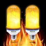 Led Flame Lights, Flame Effect Light Bulbs Flickering Fire Effect Bulb Vintage Atmosphere Simulated Decorative Light for Outdoor Home Hotel Bars Restaurants Holiday Base E26/E27 Bulb Esicoo