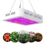 LED Grow Light by ZXMEAN,White 380-730nm Dual Chips Full Spectrum Plant Growth Lamp with Rope Hanger for Indoor Greenhouse Hydroponic Plants Veg and Flower (1200W)