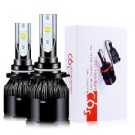 9005 LED Headlight Bulb Conversion Kit – LED Headlamp 9005/HB3, 6400 Lumens Extremely Bright, 6500K White, 30000Hours Heavy Duty by Ravmix, 2-Year Warranty