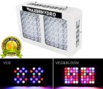 600W LED Grow Lights 12-band Full Spectrum Plant Growing Light with UV/IR for Veg and Flower