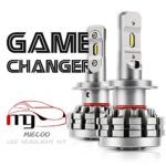 MIECOO H7 LED headlight Bulbs All-in-one conversion kit Hi/Lo beam 60W 7200LM 6000K Cool White CSP Chips -3Yr Warranty