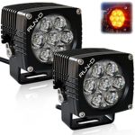RUN-D Amber Cube Led Driving Lights 3 inch CREE Off Road Lights (Amber LED) – 1 Pair
