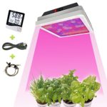 LED Grow Light 540W Double Chip Hydroponics Greenhouse Lighting Full Spectrum for Indoor Grow Tent Plants Veg and Flowers with Free Thermometer Humidity Monitor (540W LED Grow Light)