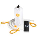 Luminoodle – The Original Portable LED Light Rope for Camping – Waterproof USB Powered LED String Lights + Lantern for Hiking, Safety, Emergencies (Includes Lithium 4400 Battery, 5 FT)