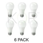 (Pack Of 6) 9W LED A19 Light Bulb – Equivalent to 60W – Non Dimmable – 5000K Daylight Glow – 800 Lumens – E26 Base – UL Listed