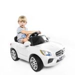 Costzon Kids Ride On Car, 6V RC Parental Remote Control & Foot Pedal Manual Modes, Battery Powered Vehicle w/ LED Lights MP3 Functions (White)