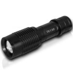 EcoGear FX High Lumen Emergency LED Flashlights TK130 – 5 Light Modes, High Lumen Output, Adjustable Zoom Focus – Water Resistant, Bright Flashlight for Camping and Outdoor Use
