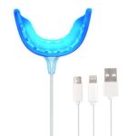 Dentive Teeth Whitening Tray Light Professional 16 LEDs Teeth Whitener Kit with 3 Adapters Cable, Works with Teeth Whitening Strips, Toothpaste or Gel