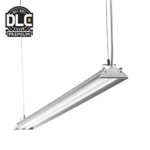HyperSelect Utility LED Shop Light, 4FT Integrated LED Fixture Garage Light, DLC 4.2 Premium Qualified, 35W (100W Eq.), 3800 Lumens, 5000K (Crystal White Glow), Frosted Cover, Corded-electric
