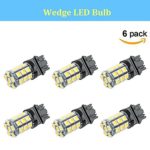 Makergroup S8 3156 Wedge Base LED Light Bulb 12VAC/DC Low Voltage 4Watt Warm White 2700K-3000K for Outdoor Landscape Lighting Pathway Deck Step Paver lights,Driveway Lights 6-Pack