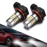 H11/H8 LED Fog Lights Bulbs, SEALIGHT Upgrade H16 LED Lamps DOT Approved , Cool Xenon White 6000K, 2 Yr Warranty (Pack of 2)