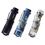 LED Tactical Flashlight Morpilot 3 Pack Pocket-Sized Water Resistant Torch, 350Lumen Ultra Bright with Adjustable Focus 5 Modes for Camping Hiking Emergency Hurricane Outage Storm Christmas Gift