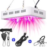 LED Grow Light 1000W With Adjustable Rope Hanger Full Spectrum Indoor Grow Lights For Plants Veg&Flower in Greenhouse Tent Plant(Replaced 1000W HPS light,actual Power Consumption 120-130W)
