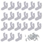 100 PCS 1/2 Inch LED Rope Light Clips Holder with 200 PCS screws – YSLF Clear PVC Mounting Rope Light Mounting Clips