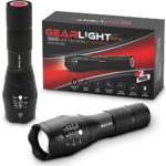 GearLight LED Tactical Flashlight S1000 with Magnet [2 PACK] – High Lumen, Zoomable, 5 Modes, Water Resistant, As Seen on TV Flashlights – Best Camping, Emergency, Magnetic Light