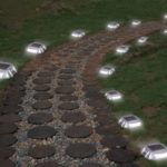 8 Pack White Solar Power LED Lights Road Driveway Pathway Dock Path Ground Step