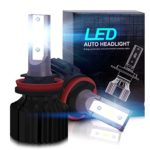 H11 LED Headlight Bulbs – Pohopa H11 Headlights All-in-One Conversion Kit 2Packs ( DOT Approved ) with 50W 8000LM Light Bulbs CSP LED Chips – Cool White 5500K -2 Year Warranty