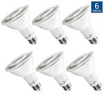Hyperikon PAR30 LED Dimmable Bulb 75W Equivalent (12W) Flood Light Bulb, Soft White 3000K, CRI 90+ – Kitchen, Bedroom, Recessed Lighting (6 Pack)
