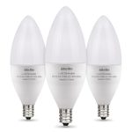 Albrillo E12 Bulb Dimmable LED Light Bulbs, 40 Watt Incandescent Equivalent, Warm White 2700K, 3 Pack