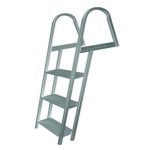 AMRJ-ASH * 4 Step Aluminum Dock Ladder w/ Mounting Hardware