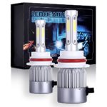 ECCPP 9007 LED Headlight Bulb Hi/Lo Beam White Fog Lights Conversion Kit – 80W 6000K 10400Lm – 3 Year Warranty(Pack of 2)