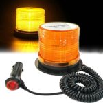 LED Strobe Light, Big Ant Amber 48 LED Warning Lights Safety Flashing Strobe Lights with Magnetic for Most Vehicle Trucks Cars, Law Enforcement Emergency Hazard Beacon Caution Warning Snow Plow