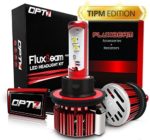 OPT7 FluxBeam H13 9008 LED Headlight Bulbs w/TIPM Resistors Kit – 80w 7,000Lm 6K Cool White CREE – 2 Yr Warranty – For Dodge, RAM, JEEP, Chrysler