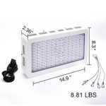HollandStar LED Grow Light Full Spectrum 1200W for Indoor Hydroponic Plants Veg and Blooming (1200-new)