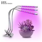 Waterproof LED Grow Light Full Spectrum, New Technology COB LED Grow Light, Natural Heat Dissipation Without Noise, Suitable for Plants All Growing Stage Indoor Or Outdoor. (45W)