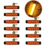 Auntwhale Side Marker Light LED Side Light Premium Amber Yellow Car Replacement Premium