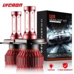 LYCAON LED Headlight Bulbs Conversion Kit Super Spotlight Adjustable-Beam Bulbs 100W 10,000LM 6000K Cool White-3 Years Warranty Best Gift for Car (9003(H4))